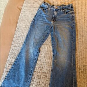 MOTHER Blue Ankle & Cropped Jeans